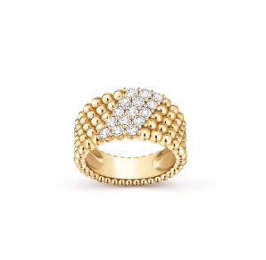 [Spark]Five-row diamond ring