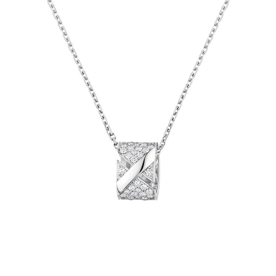 [Spark]LIENS EVIDENCE DIAMOND PAVED NECKLACE