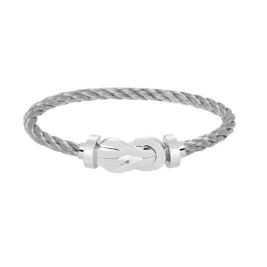 [Spark]CHANCE LARGE 8 FIGURE BUCKLE NO DIAMOND BRACELET SILVER