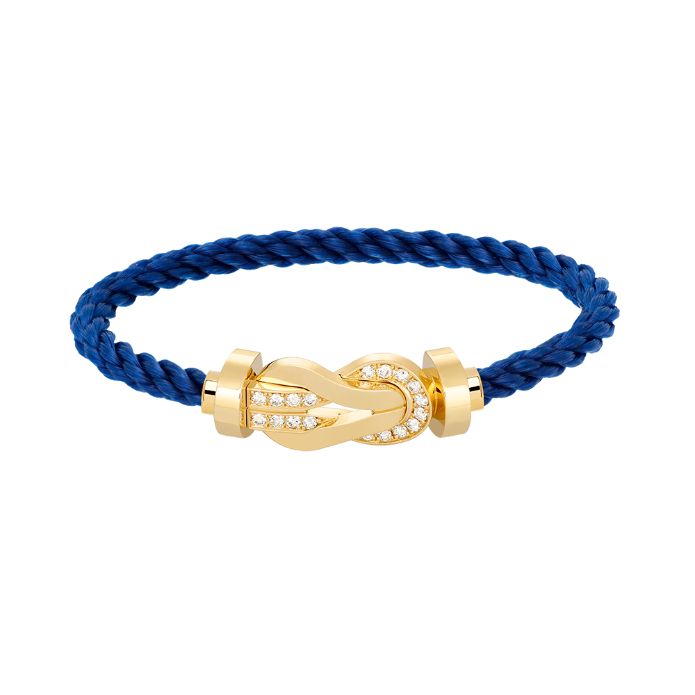 [Spark]CHANCE LARGE 8 FIGURE BUCKLE HALF DIAMOND BRACELET GOLD