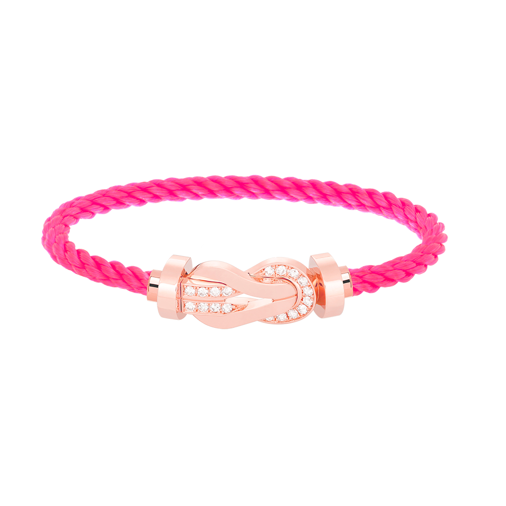[Spark]CHANCE LARGE 8 FIGURE BUCKLE HALF DIAMOND BRACELET Spark GOLD