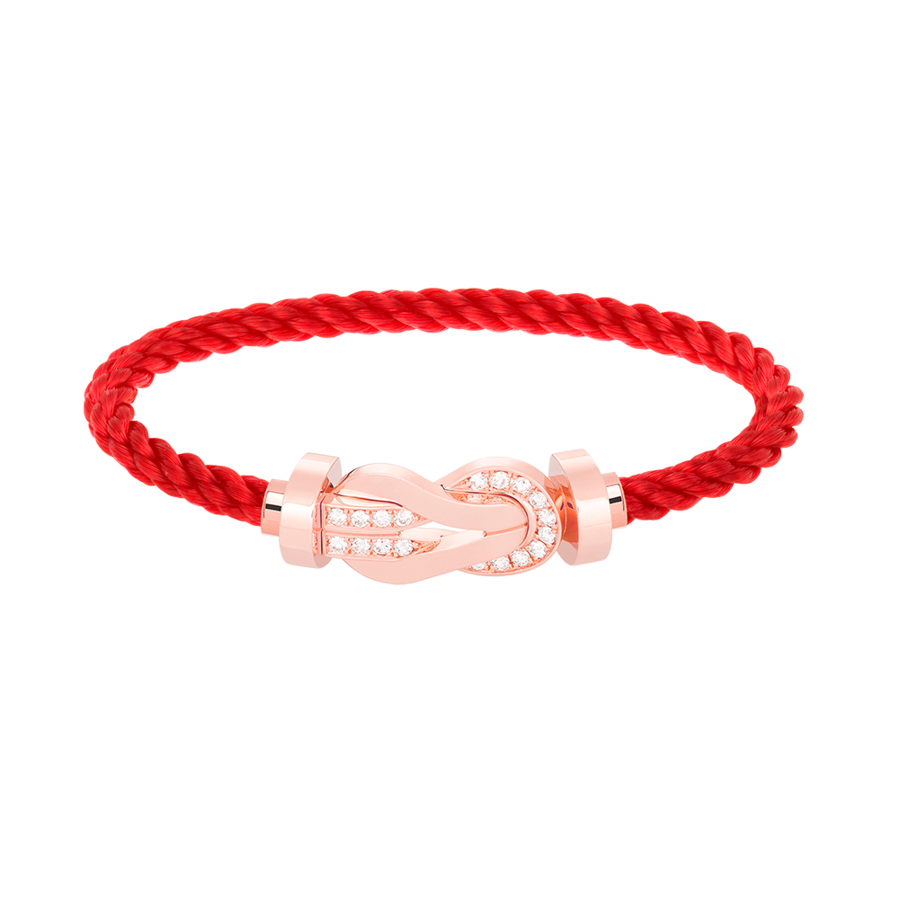 [Spark]CHANCE LARGE 8 FIGURE BUCKLE HALF DIAMOND BRACELET Spark GOLD
