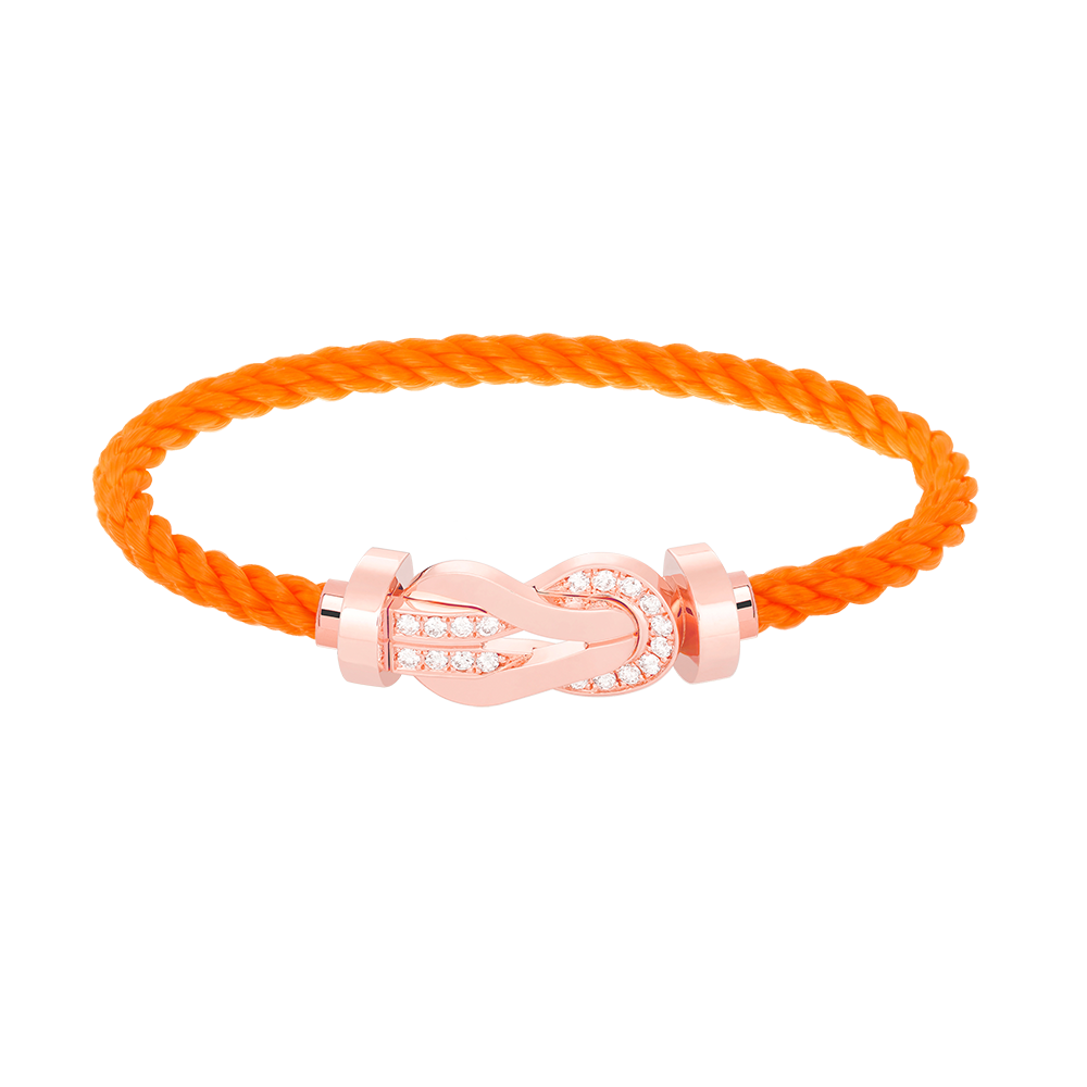 [Spark]CHANCE LARGE 8 FIGURE BUCKLE HALF DIAMOND BRACELET Spark GOLD