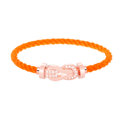 [Spark]CHANCE LARGE 8 FIGURE BUCKLE HALF DIAMOND BRACELET Spark GOLD