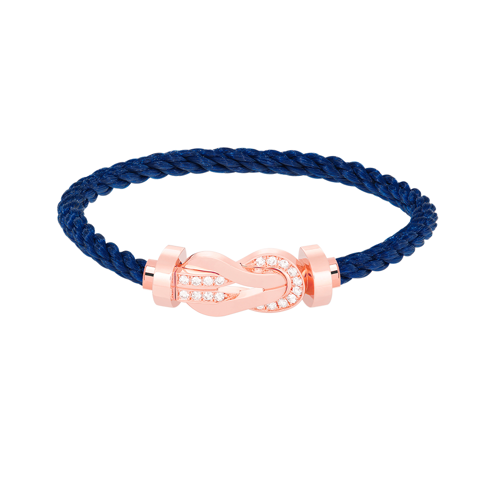 [Spark]CHANCE LARGE 8 FIGURE BUCKLE HALF DIAMOND BRACELET Spark GOLD