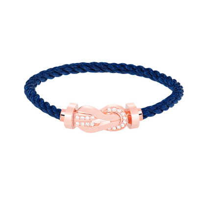 [Spark]CHANCE LARGE 8 FIGURE BUCKLE HALF DIAMOND BRACELET Spark GOLD