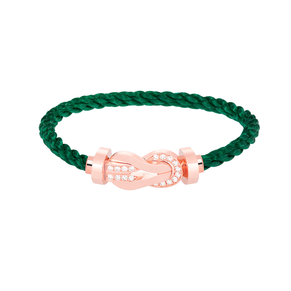 [Spark]CHANCE LARGE 8 FIGURE BUCKLE HALF DIAMOND BRACELET Spark GOLD