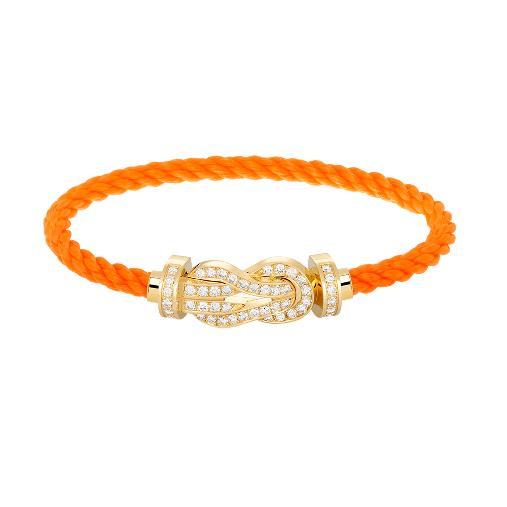 [Spark]CHANCE LARGE 8 FIGURE BUCKLE FULLDIAMOND BRACELET GOLD