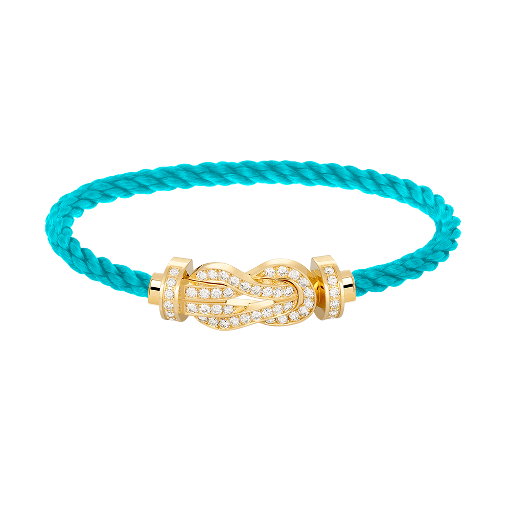 [Spark]CHANCE LARGE 8 FIGURE BUCKLE FULLDIAMOND BRACELET GOLD