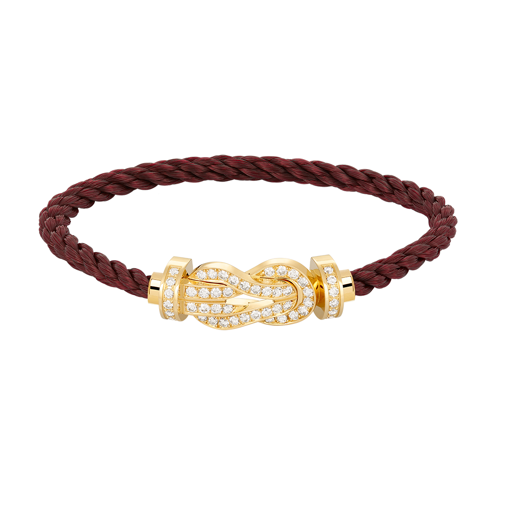 [Spark]CHANCE LARGE 8 FIGURE BUCKLE FULLDIAMOND BRACELET GOLD