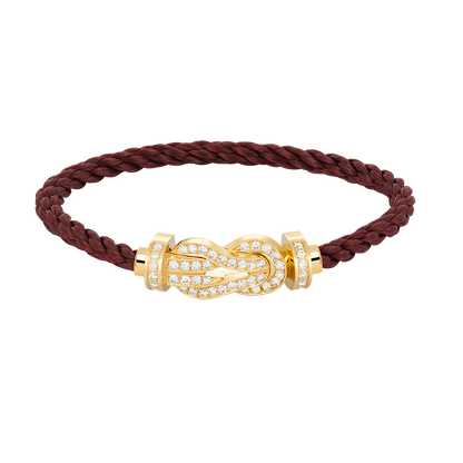 [Spark]CHANCE LARGE 8 FIGURE BUCKLE FULLDIAMOND BRACELET GOLD