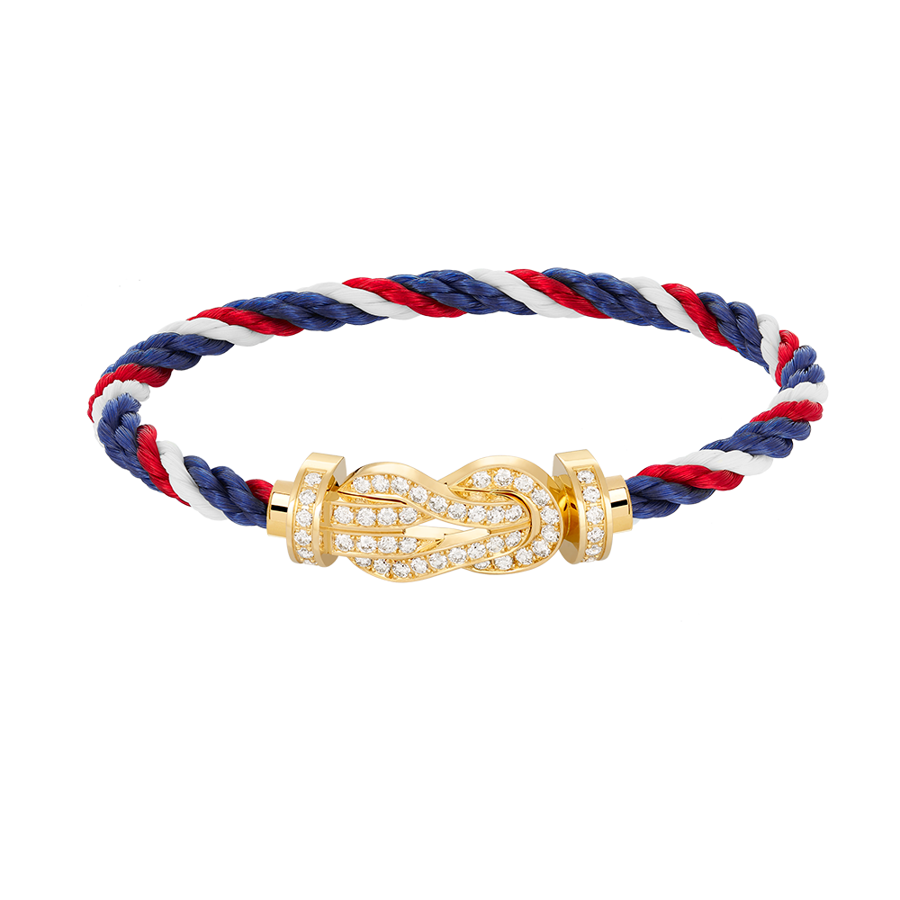 [Spark]CHANCE LARGE 8 FIGURE BUCKLE FULLDIAMOND BRACELET GOLD