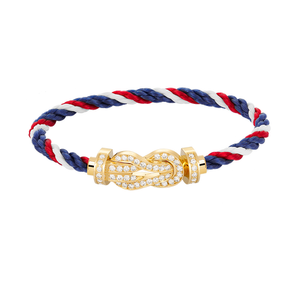[Spark]CHANCE LARGE 8 FIGURE BUCKLE FULLDIAMOND BRACELET GOLD
