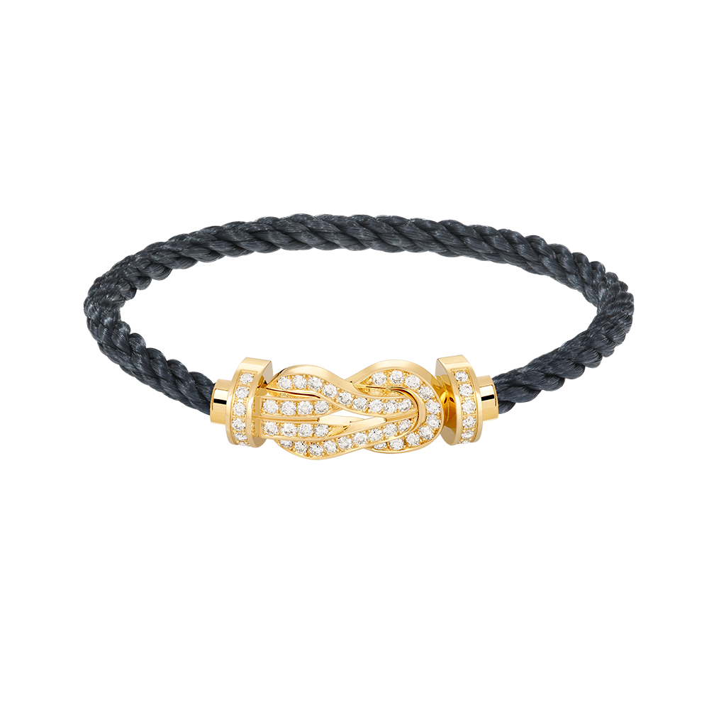 [Spark]CHANCE LARGE 8 FIGURE BUCKLE FULLDIAMOND BRACELET GOLD