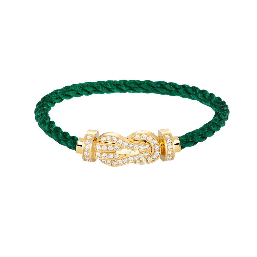 [Spark]CHANCE LARGE 8 FIGURE BUCKLE FULLDIAMOND BRACELET GOLD