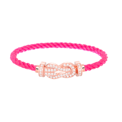 [Spark]CHANCE LARGE 8 FIGURE BUCKLE FULL DIAMOND BRACELET Spark GOLD