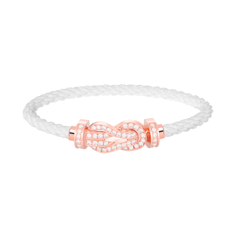 [Spark]CHANCE LARGE 8 FIGURE BUCKLE FULL DIAMOND BRACELET Spark GOLD