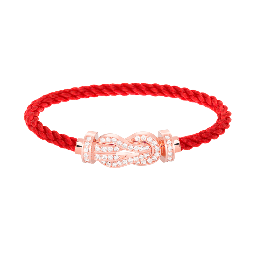 [Spark]CHANCE LARGE 8 FIGURE BUCKLE FULL DIAMOND BRACELET Spark GOLD