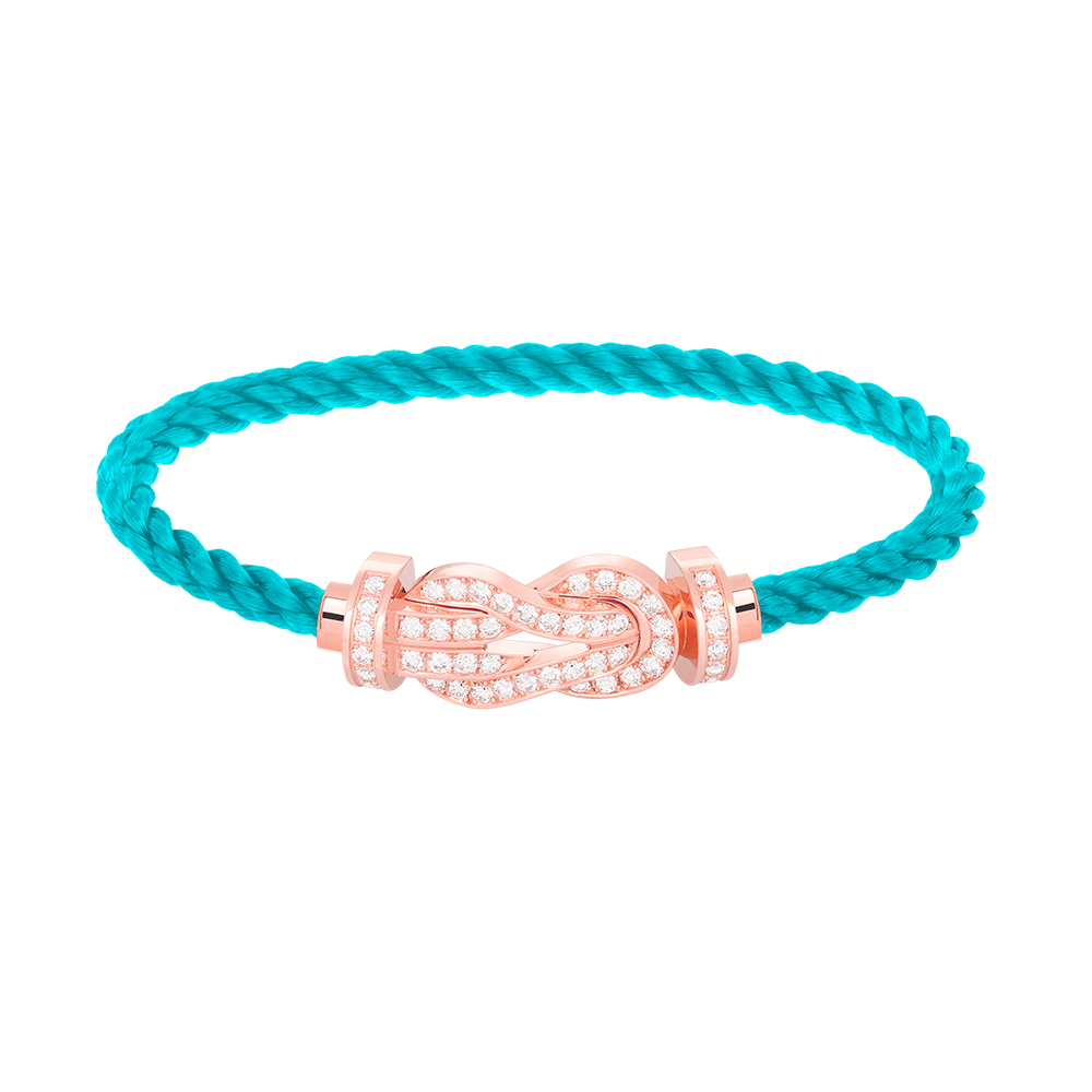 [Spark]CHANCE LARGE 8 FIGURE BUCKLE FULL DIAMOND BRACELET Spark GOLD