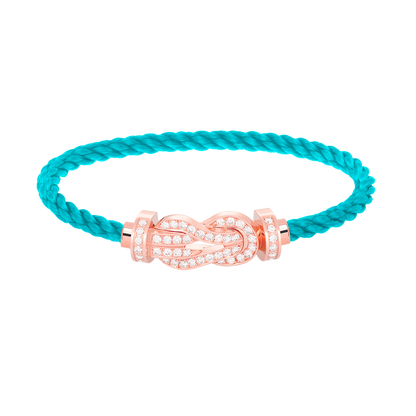 [Spark]CHANCE LARGE 8 FIGURE BUCKLE FULL DIAMOND BRACELET Spark GOLD