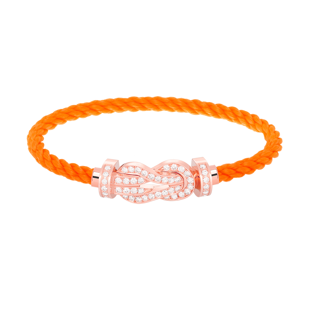 [Spark]CHANCE LARGE 8 FIGURE BUCKLE FULL DIAMOND BRACELET Spark GOLD