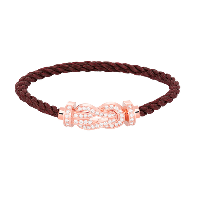 [Spark]CHANCE LARGE 8 FIGURE BUCKLE FULL DIAMOND BRACELET Spark GOLD
