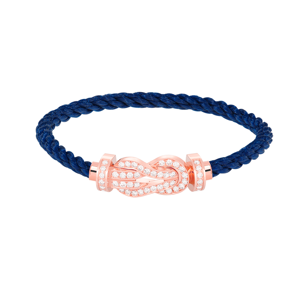 [Spark]CHANCE LARGE 8 FIGURE BUCKLE FULL DIAMOND BRACELET Spark GOLD