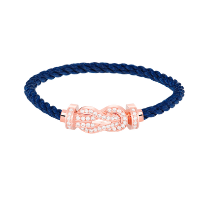 [Spark]CHANCE LARGE 8 FIGURE BUCKLE FULL DIAMOND BRACELET Spark GOLD