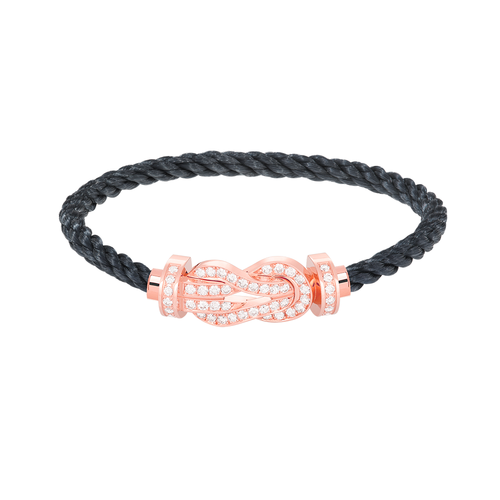 [Spark]CHANCE LARGE 8 FIGURE BUCKLE FULL DIAMOND BRACELET Spark GOLD