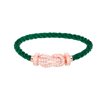 [Spark]CHANCE LARGE 8 FIGURE BUCKLE FULL DIAMOND BRACELET Spark GOLD