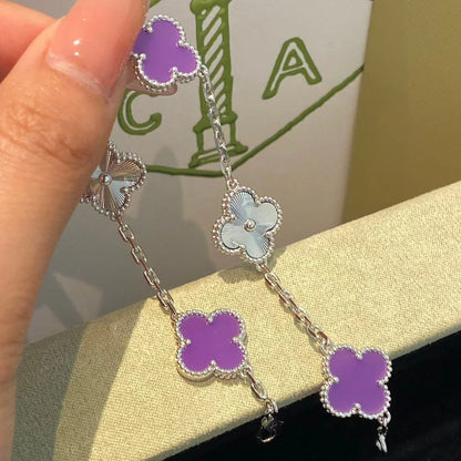 [Spark] CLOVER 5 MOTIF VIOLET BRACELET COLLECTION