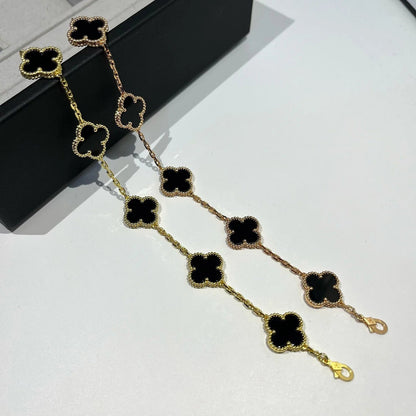 [Spark] CLOVER 5 MOTIF ONYXS BRACELET COLLECTION