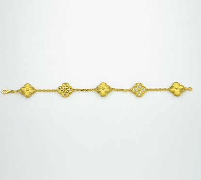 [Spark] CLOVER 5 MOTIF LASER BRACELET COLLECTION