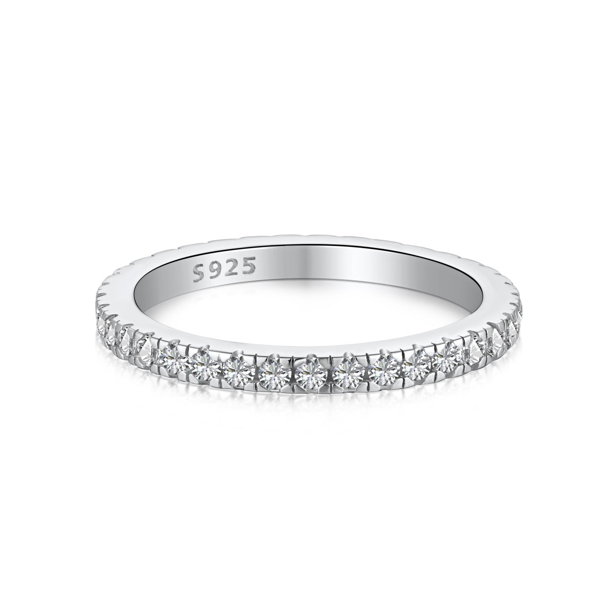 [Radiant Jewelry]Delicate Sparkling Round Cut Daily Ring