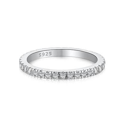 [Radiant Jewelry]Delicate Sparkling Round Cut Daily Ring
