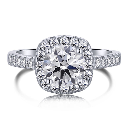 [Spark Jewelry]Dazzling Resplendent Round Cut Wedding Ring