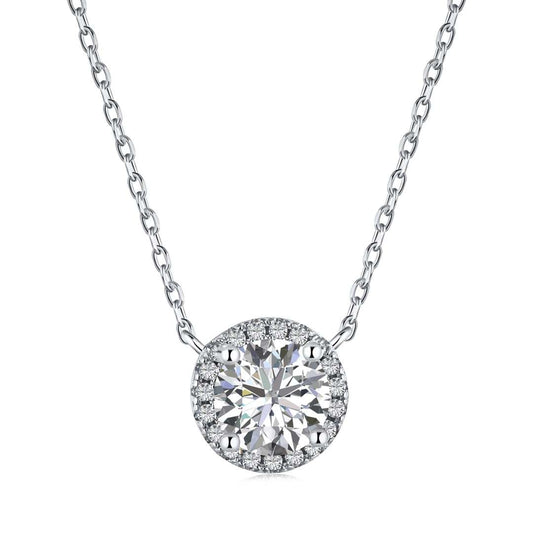 [Spark Jewelry]Luxurious Round Cut Necklace
