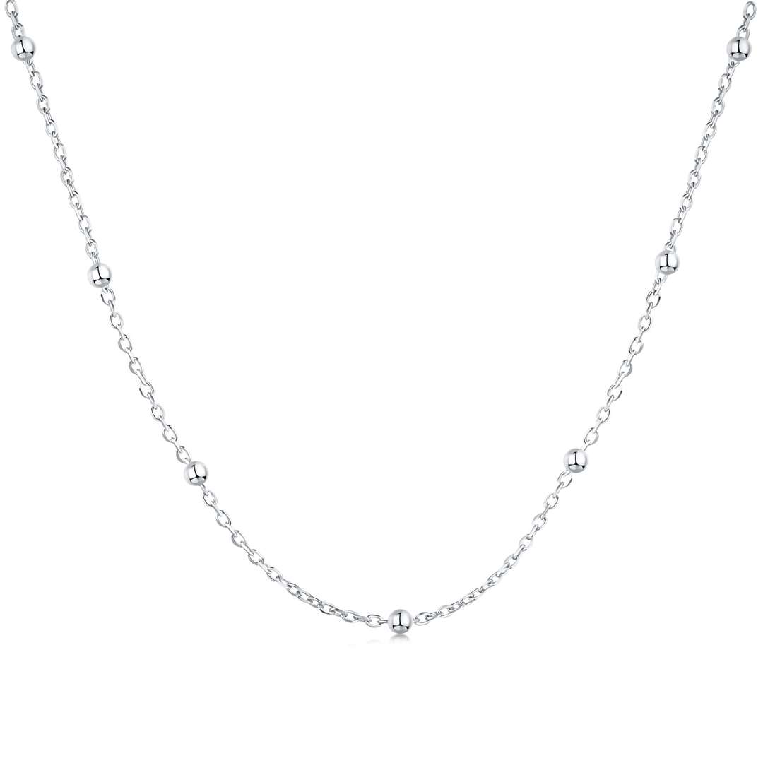 [Radiant Jewelry]Small Bead Clavicle Chain Simple Necklace