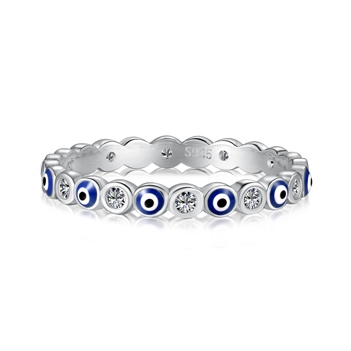 [Radiant Jewelry]Sparkling Vibrant Round Shape Daily Ring