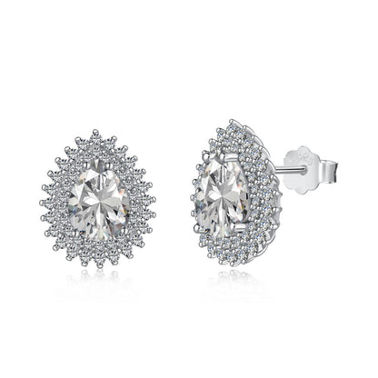 [Radiant Jewelry]Delicate Gorgeous Pear Cut Daily Earrings