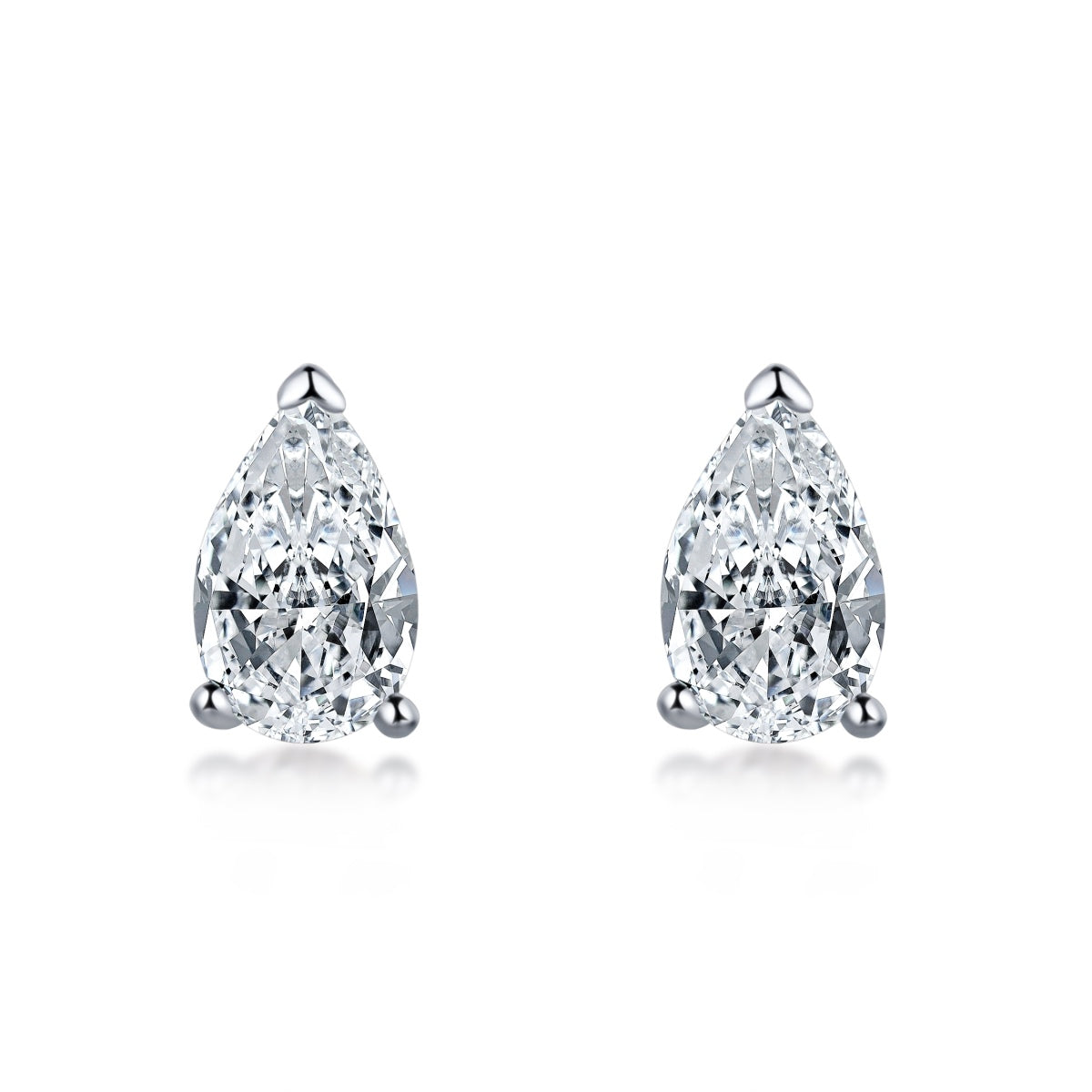 [Radiant Jewelry]Ornate Water Drop Shape Earrings
