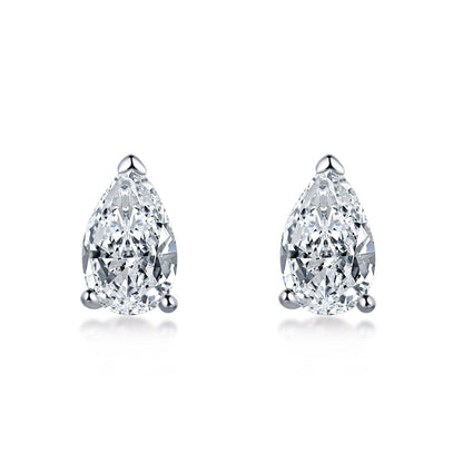 [Radiant Jewelry]Ornate Water Drop Shape Earrings