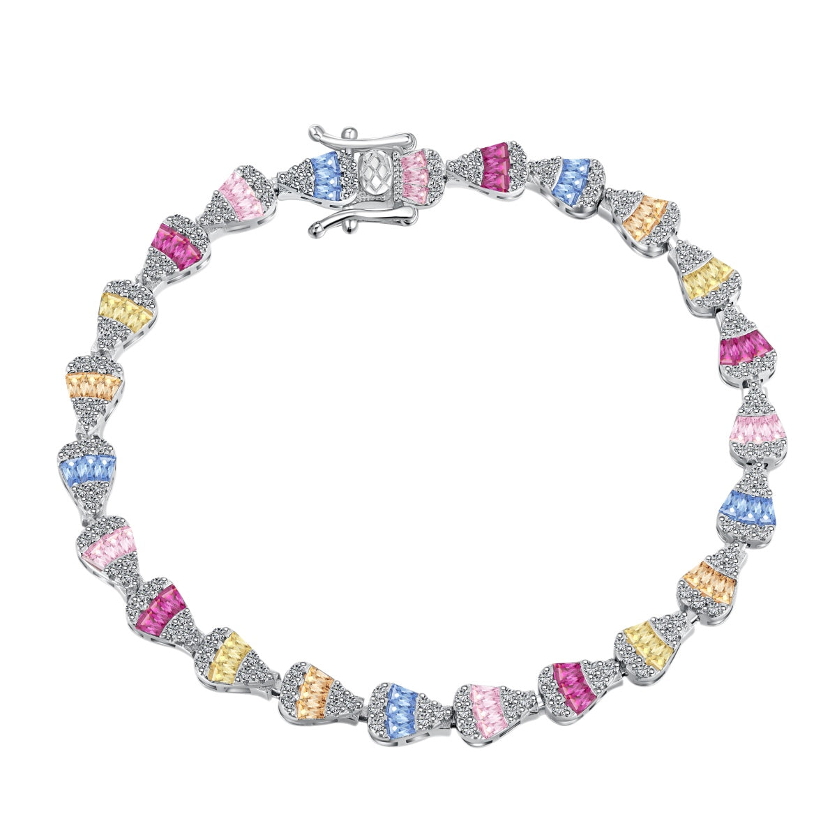 [Radiant Jewelry]Radiant Water Drop Shape Daily Bracelet