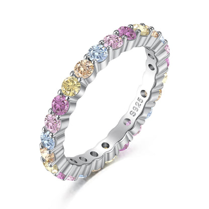 [Radiant Jewelry]Elegant Vivid Round Cut Daily Ring