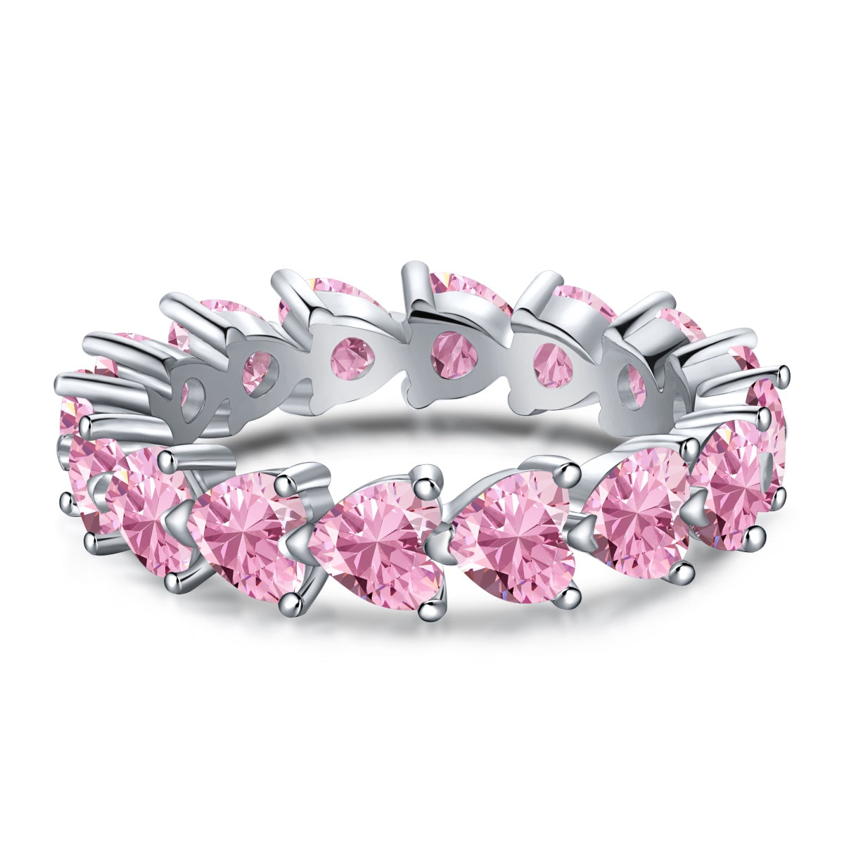 [Radiant Jewelry]0.25 Carat Radiant Romance Heart Cut Lover Ring