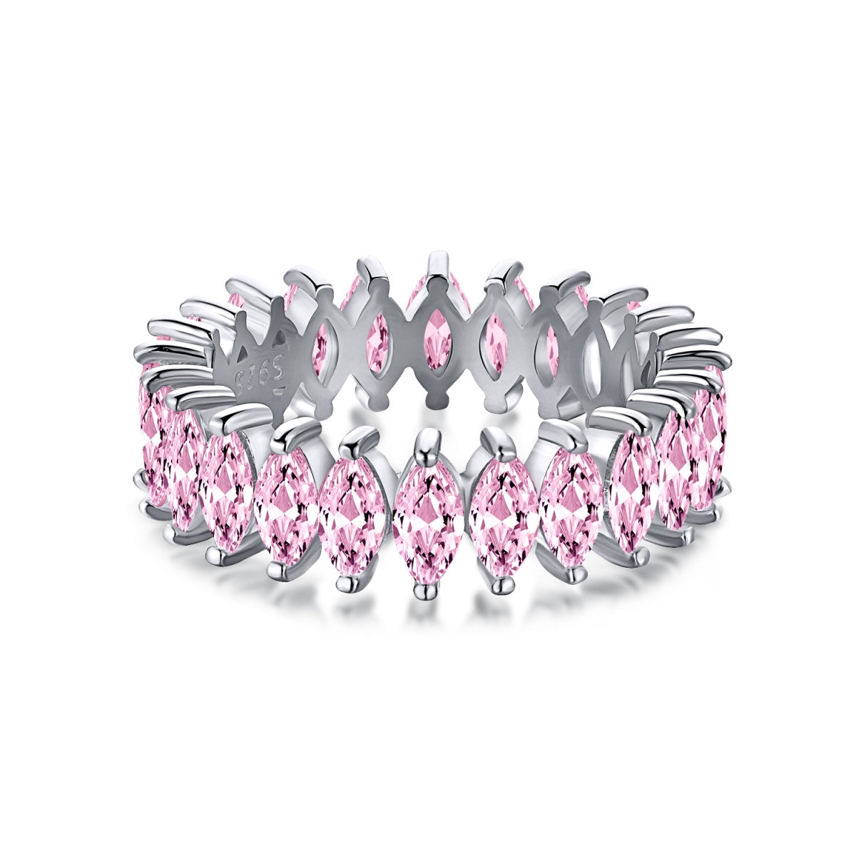 [Radiant Jewelry]Gorgeous Marquise Cut Tennis Ring