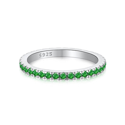[Radiant Jewelry]Delicate Sparkling Round Cut Daily Ring