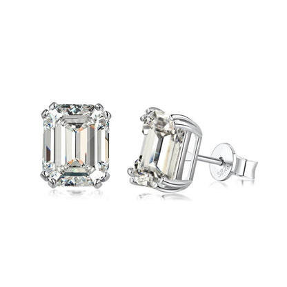 [Radiant Jewelry]Dazzling Square Shape Earrings