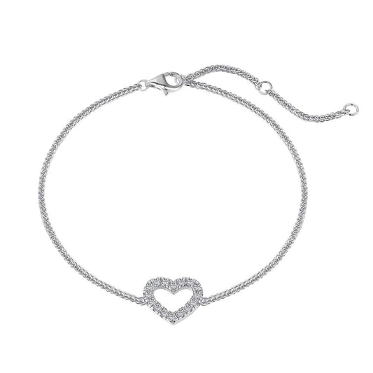 [Spark Jewelry]Heart Shape Lover Bracelet