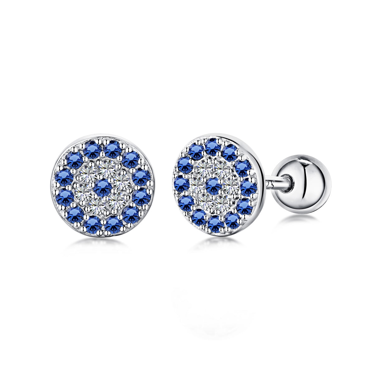[Radiant Jewelry]Devil's Eye Ear Bone Nail Earrings